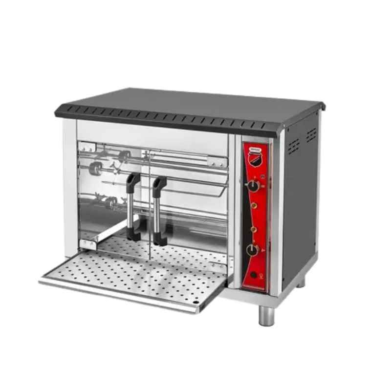 Işıkgaz Silverinox PL-12-G Gazlı 12'li Piliç Çevirme Makinesi